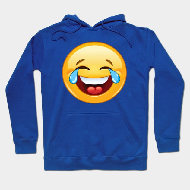 Emoji with tears of joy Hoodie by DigiToonsTreasures